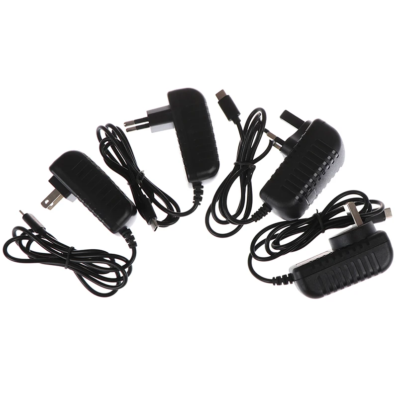 Power Supply Adapter Type-C 5V 3.0A US/EU/UK/AU Plug for Raspberry Pi 4