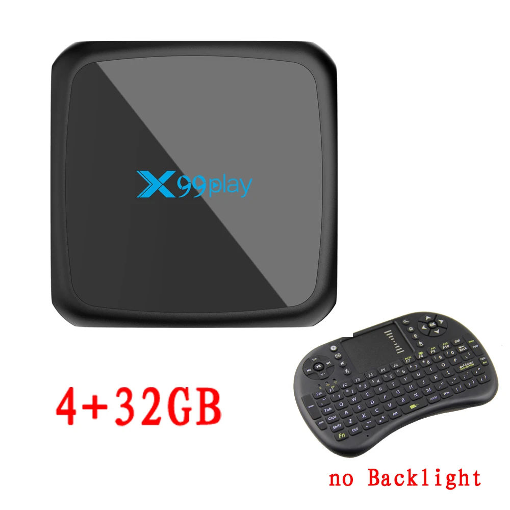 32GB with i8keyboard R3 Смарт ТВ приставка Android 9,0 ТВ приставка 4K 3D mi ni ТВ приставка 2 ГБ 4 ГБ 32 ГБ 64 Гб четырехъядерный медиаплеер PK X96 mi NI HK1 Max mi - Цвет: 32GB with i8keyboard
