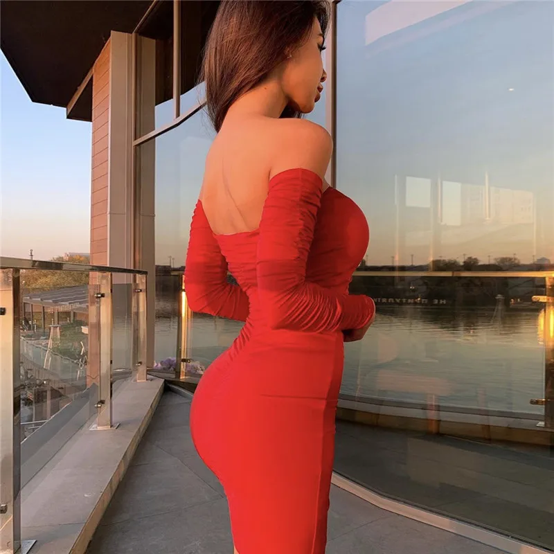 off shoulder mini dress20