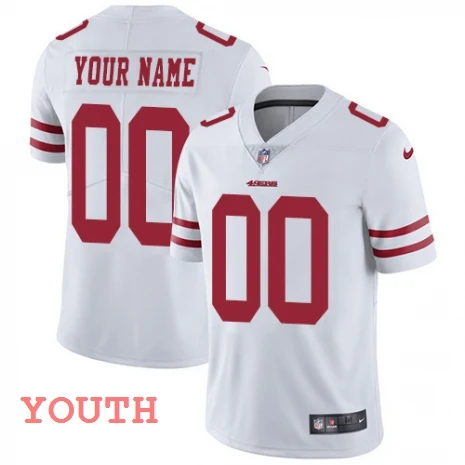 youth Молодежная детская Быстрая Сан-Франсиско высокое качество 49ers заказной Джерси - Color: youth