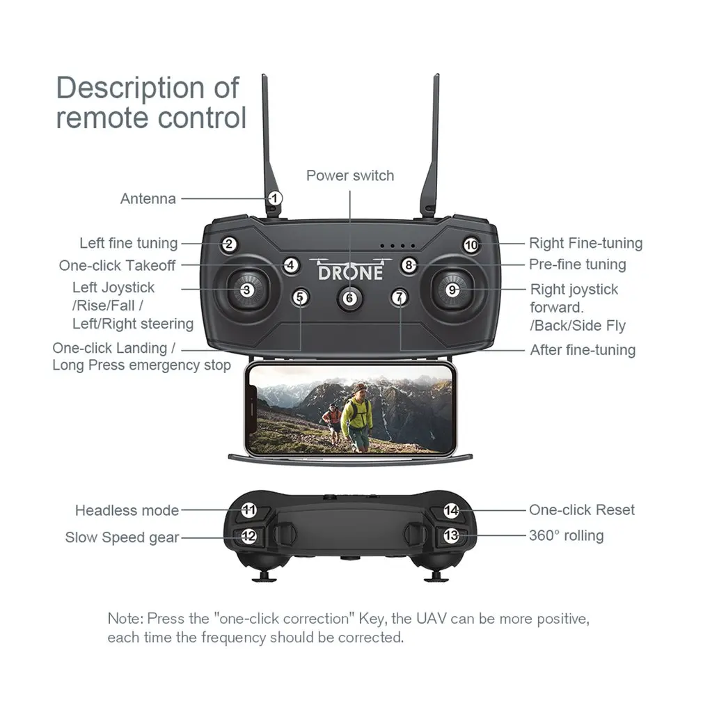 F69 Foldable RC Drone WIFI FPV 1080P/480P Wide Angle HD Camera Altitude Hold Headless Mode RC Helicopter Model with 2/3 Battery