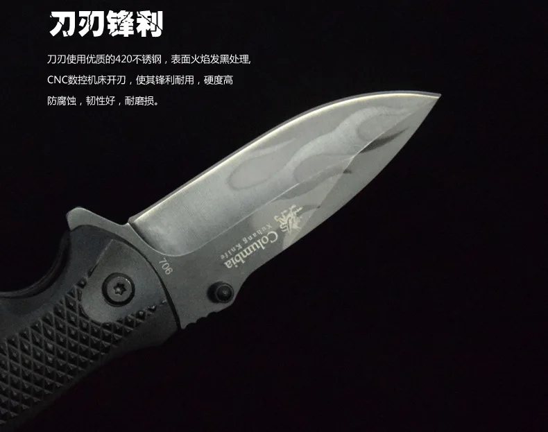 Многофункциональный складной нож для кемпинга, Подарочный маленький нож, бутик, походный складной нож, меч