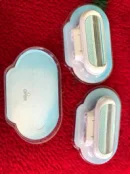 Cuchillas de afeitar de seguridad para mujer, femenino de 3 capas afilador, cabeza de maquinilla de afeitar adecuada para coche facial Venuse, 8 Uds.