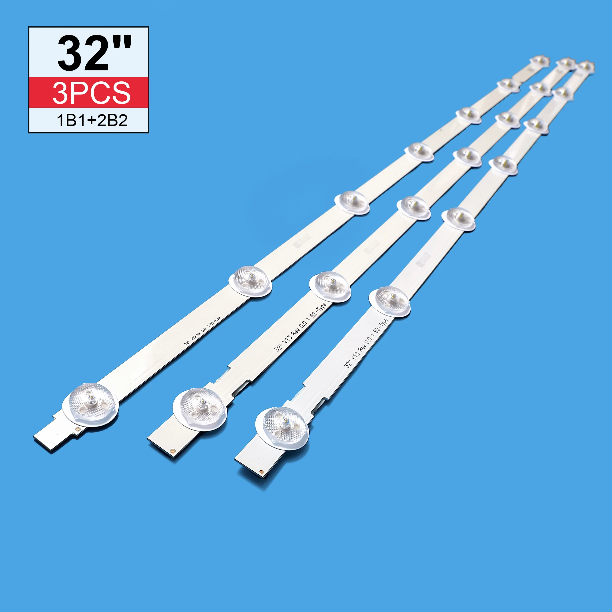 3pieces 7LED Backlight Lamp Strip for LIG 32 TV 32ln541v 32LN540V A1 B1-Type 6916L-1437A 6916L1438A 6916L-1204A 6916L-1426A 63cm