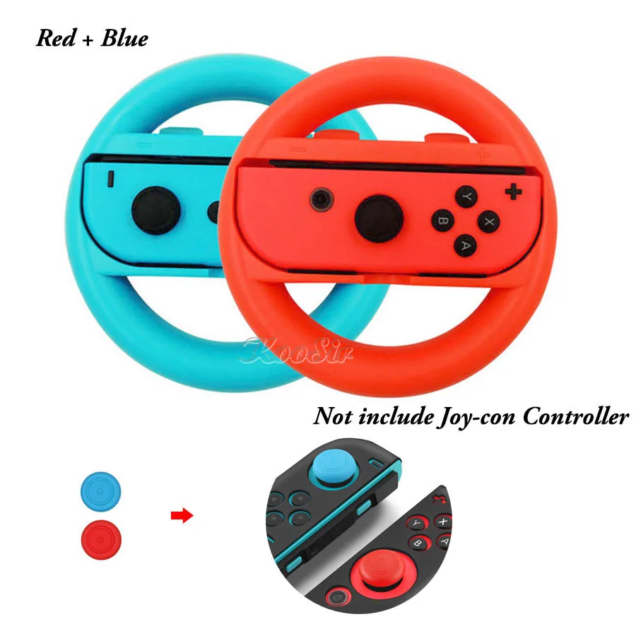 Only Wheels A 17 в 1 переключателя Nintend комплект аксессуаров с 4 рулевого колеса ручка+ 4 джойстик устройство по управлению консоли Зарядное устройство+ 6 s+ футляр для карт - Цвет: Only Wheels A