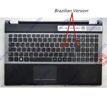 

New Laptop Top case palmrest Upper Cover Keyboard housing Cover For Samsung NP RF510 RF511