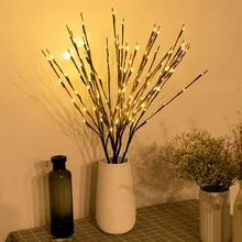 

2Pcs Simulation LED Tree Branch Lamp Room Bedroom Creative Night Light Vase Filler Branch Lights Christmas Decoration for Home
