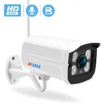 BESDER 1080P IP камера Wifi 2MP Аудио Электронная почта оповещение беспроводной CCTV видеонаблюдение ИК Ночное Видение ONVIF видеокамера охранной системы TF карта