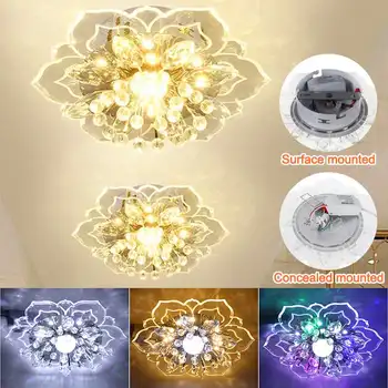 

20cm Crystal LED Ceiling Light Modern Embedded or Surface Mount Nordic Lamp Ceiling Home Corridor Decoration Fixture Lighting