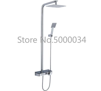 

Square High-tech shower Mixer with Three-function Digital Display