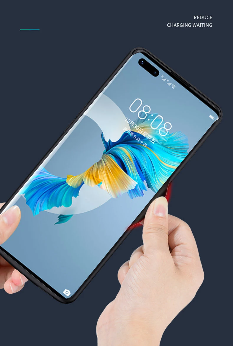 6800mAh Power Bank Battery Charger Case For Huawei Mate 40 Mate40 Pro Battery Case for Huawei Mate 30 Mate30 Pro Charging Case