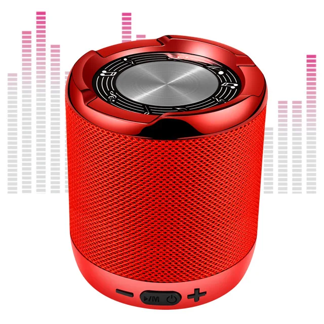 LIGE Bluetooth динамик Портативная звуковая система 10 Вт стерео музыка объемный Водонепроницаемый Открытый смарт-динамик TF USB AUX+ коробка - Цвет: Red