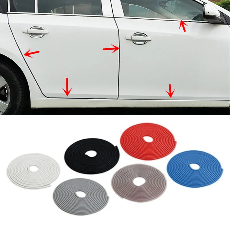 

Universal Car Door Edge Scratch Protector 5m Strip Sealing Guard Trim Automobile Door Stickers Decoration Protector Car-styling