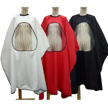 

Hairdresser Cut Cape clear front Antistatic Hairdressing Barber Haircut Wrap Apron Styling For Haircutting Waterproof Gown G7E8
