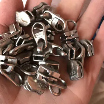 

20pcs/lot 5# YKK Nylon Coil Zipper Slider Pull Puller for Sofa Cushion Backpack Repair Kit Tailor Sewing Accessories