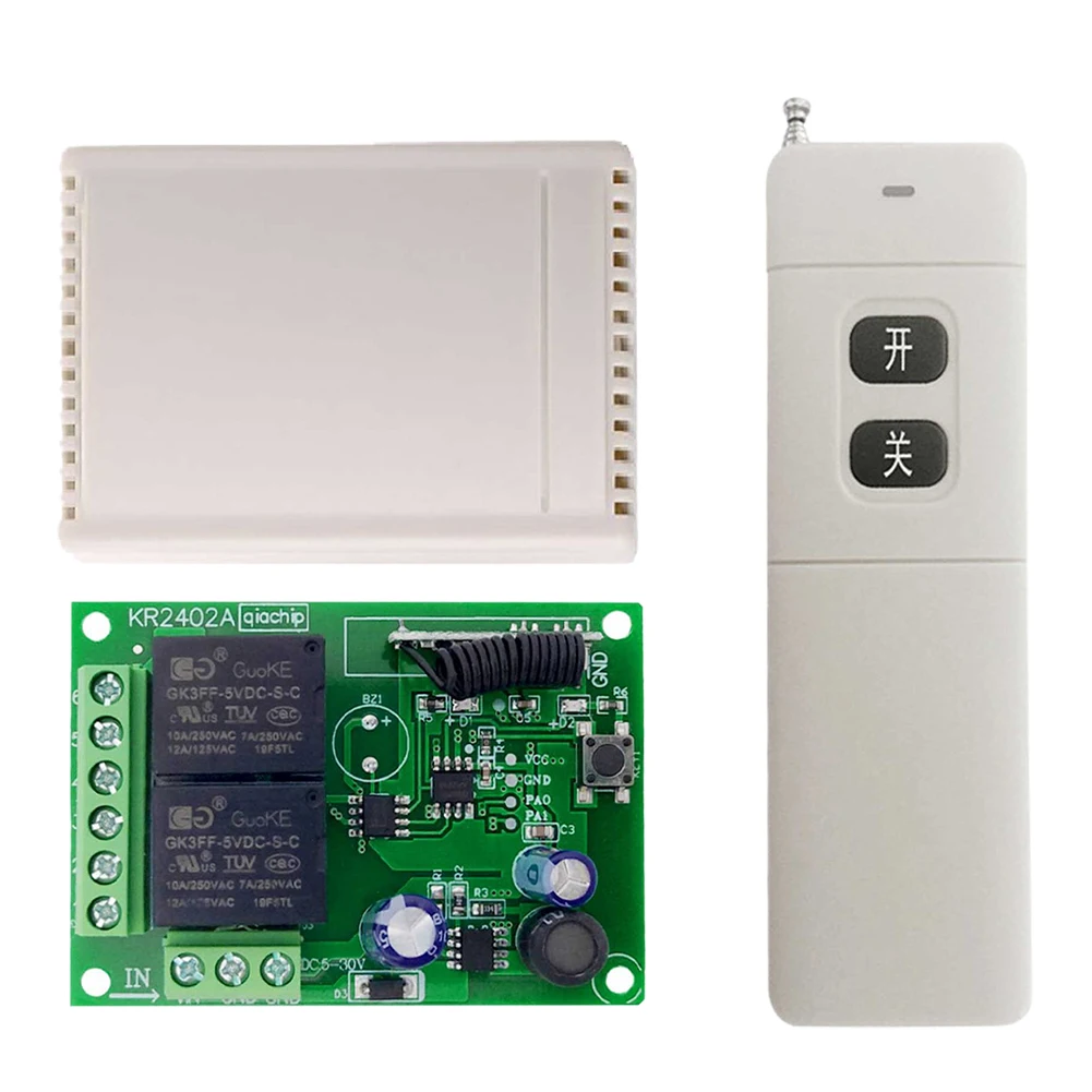 

DC24V Gateways Lighting Receiver Transmitter Lifting Equipment Door Remote Control Window Wireless Switch Electric Security