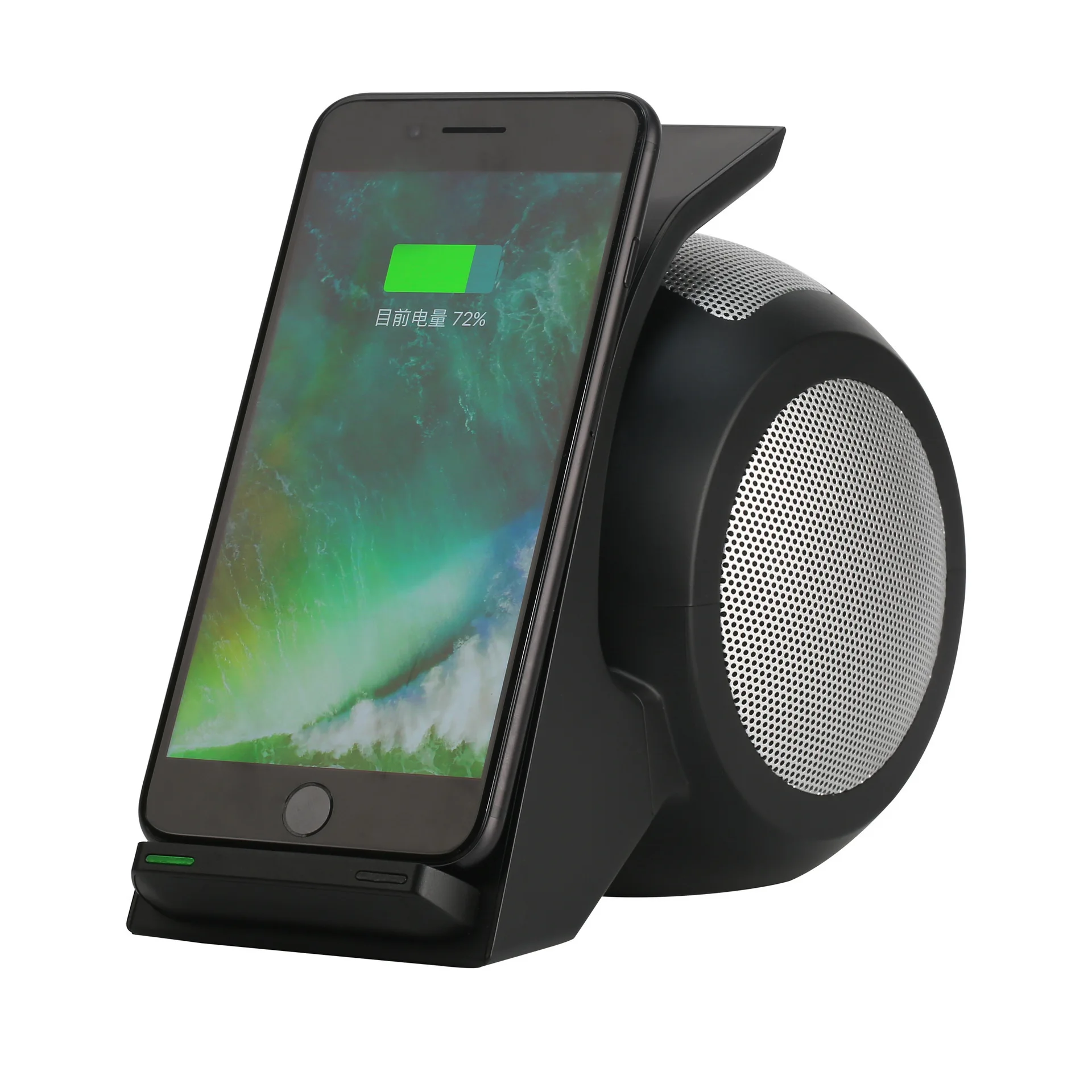 

Snail Wireless Phone Charger Bluetooth Loudspeaker Box Vertical Type Holder NFC Sensing Wireless Fast-Charging Audio WN1