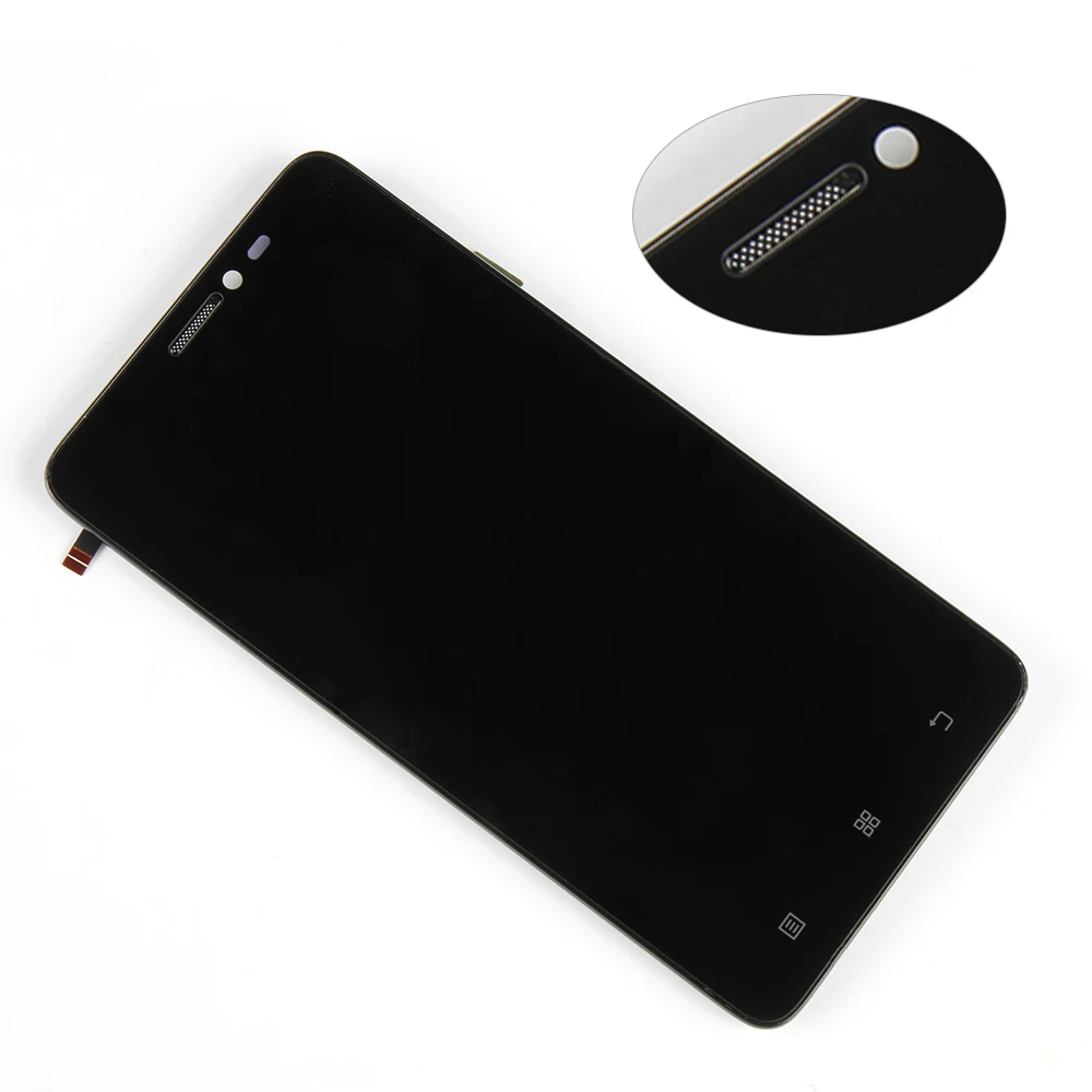 SRJTEK для lenovo S850 ЖК-дисплей для lenovo S850 дисплей сенсорный экран матрица дигитайзер сенсор стекло с рамкой для lenovo S850T экран