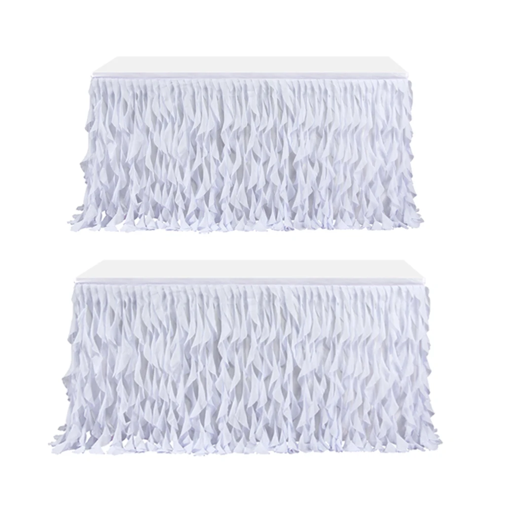 Белая юбка-пачка ручной работы столовая посуда чехол для свадьбы детского душа