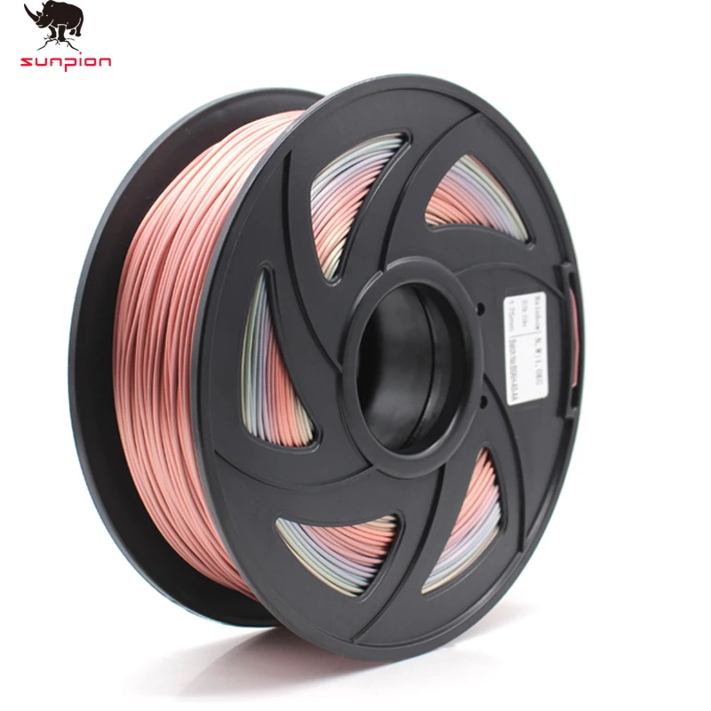 

3D Printer 1KG 1.75mm PLA Filament Printing Materials Colorful For 3D Printer Extruder Pen Rainbow Plastic Accessories Red Gray
