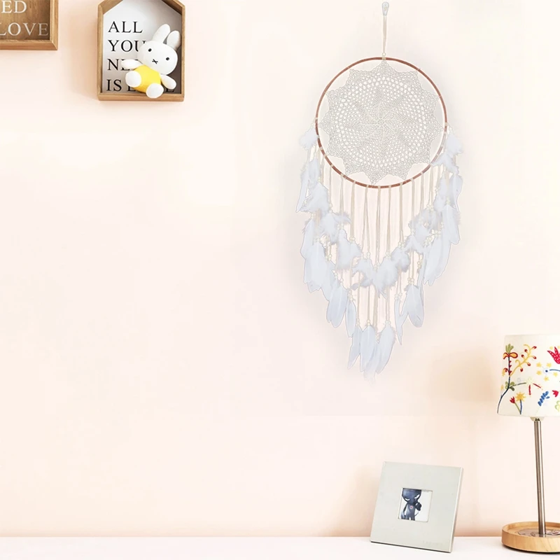 Dream Catcher Handmade Large Size Dream Catcher Room Decoration Tassel Dreamcatchers Wall Hanging Decor Kids Gift
