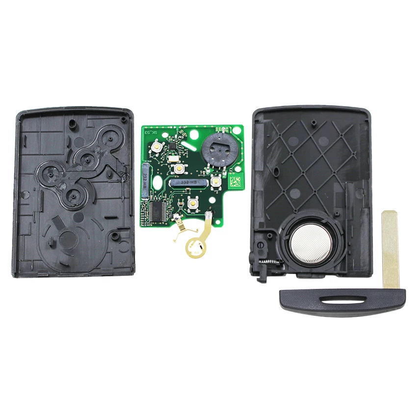 4 кнопки 433 МГц FSK PCF7953 чип пассивный без ключа Go/Entry HandsFree удаленный Автомобильный ключ умная система для Renault Clio IV Captur