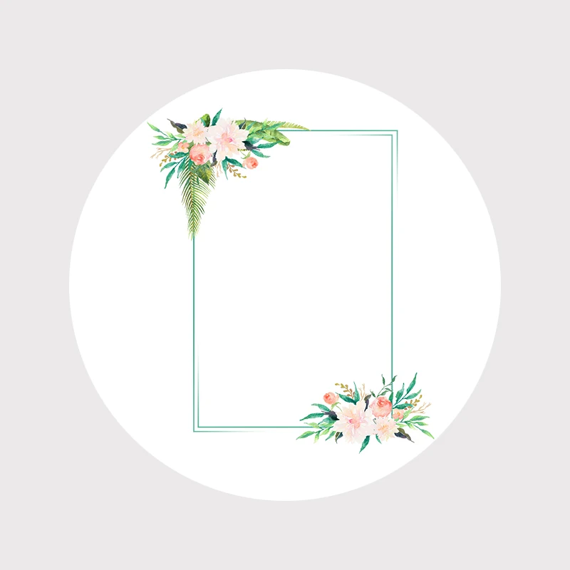 100 Stück Logo-Hochzeitsaufkleber, personalisierbar, fügen Sie Ihren Text hinzu, individuelle Einladungen, Gastgeschenke, weiße Etiketten für Unternehmen, 3,5 cm – Detail 14