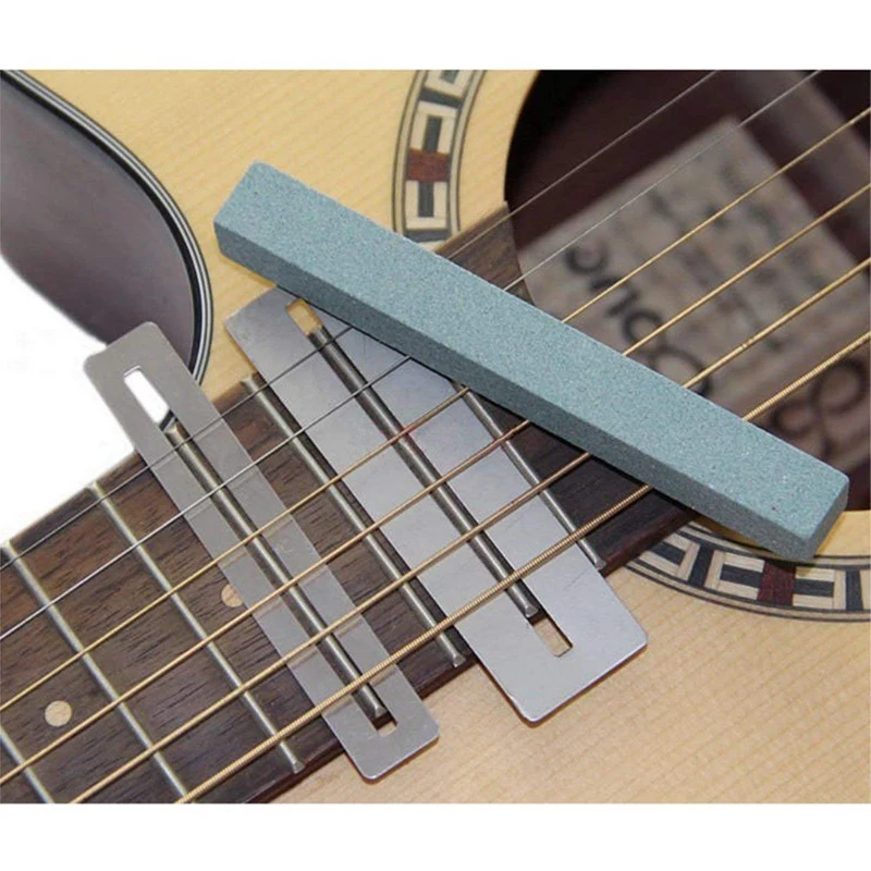 Набор инструментов для гитары lutier Guitar Fret Crowning lutier туалетный файл с узкими/средними/широкими 3 краями, рокер для Лада из нержавеющей стали
