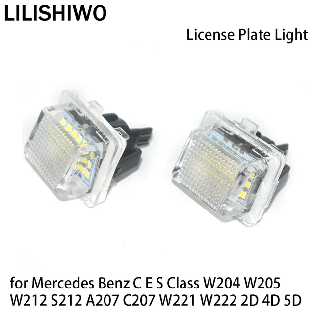 LED Kennzeichenbeleuchtung passt für Mercedes C W204/E W212/C207/CL C216/S  W221