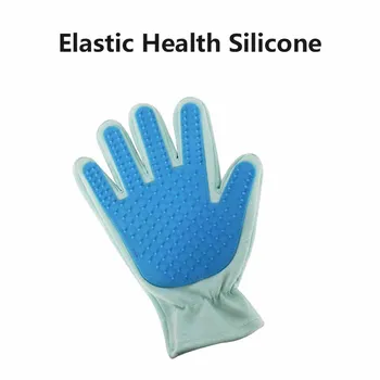 

Silicone Pets Dog Cat Hairbrush Grooming Gloves Brush Hair Remover Massage Washing Cleaner Pet Bath Comb Cleaning Deshedding