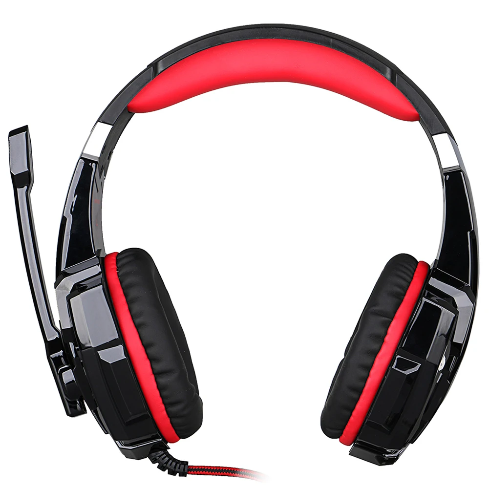 cheap KOTION G9000 PS4 Gaming Over ear Headphones LED Lights Stereo Headset With Mic For IPhone 6 6 Plus,Samsung,Xiaomi,IPad ,PC ,Etc