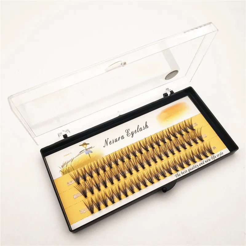 1 Case False Eyelashes Natural Fake False Long Curl Synthetic Hair Eye Lashes Professional Beauty Makeup 2