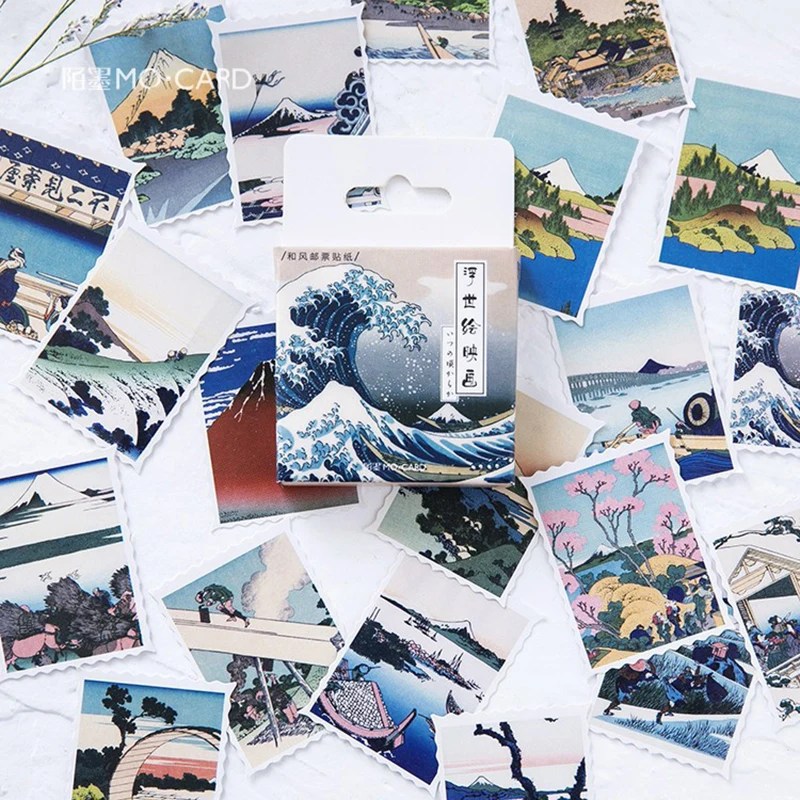 

Xusheng Landscape Series Cute Stickers Scrapbooking Stationery Japanese Diary Stickers Stationery
