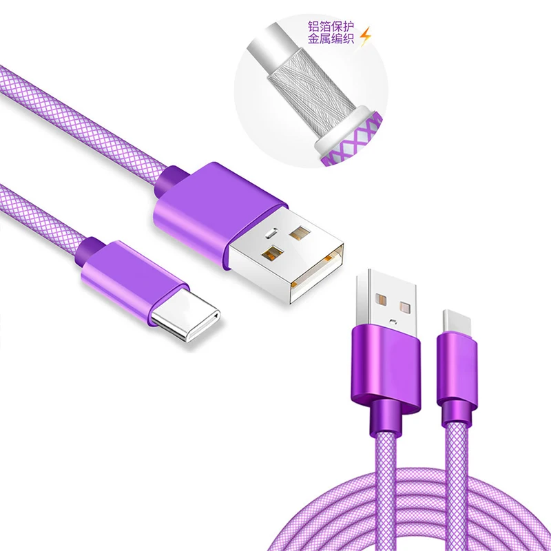 100 шт usb type C кабель для xiaomi redmi k20 pro USB C кабель для мобильного телефона Быстрая зарядка type C кабель для устройств usb type-C 4,9
