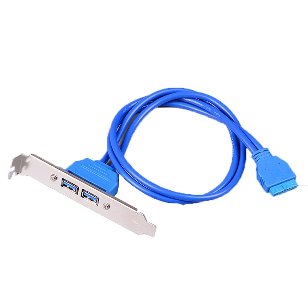 USB3.0 задняя панель расширения кронштейн к 20Pin коннектор кабель адаптер материнской платы защита окружающей среды провода разъемы