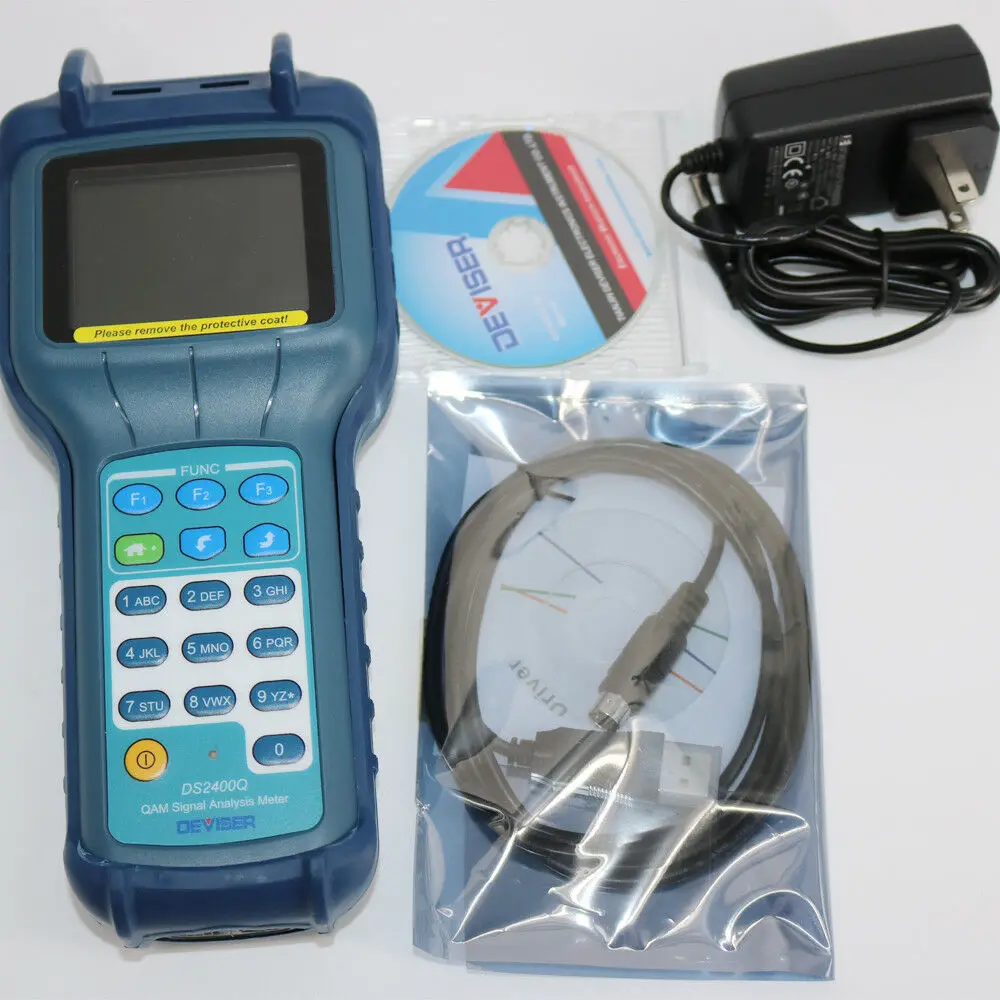 Анализатор QAM DEVISER для тестирования сетевого сигнала CATV DS2400Q|Приборы измерения