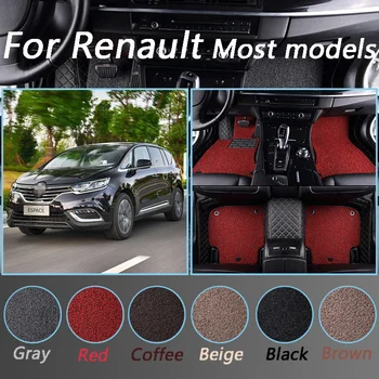 

Luxurious Waterproof Floor Mats For Renault Leather Laguna Koleos Talisman Captur Foot Mats Custom Made Custom Made