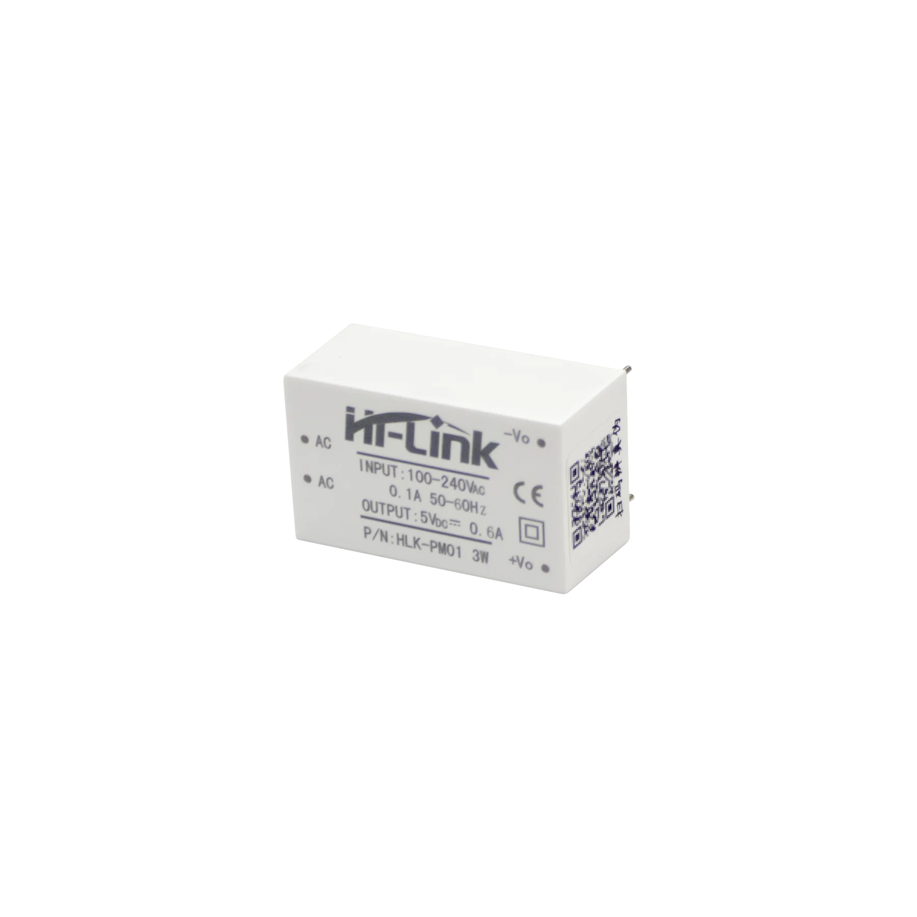 Hi-Link ac dc 5v 3w модуль питания HLK-PM01 белого цвета