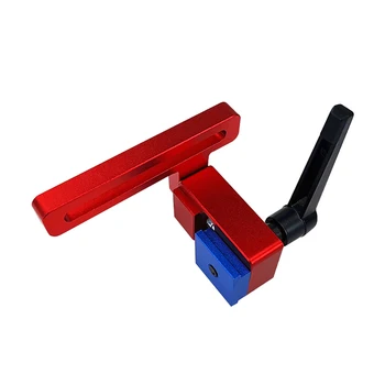 

Durable Miter Track Stop For Sliding Chute Accurate Length Limit T-Track Woodworking Tool Easy Operate Aluminum Alloy