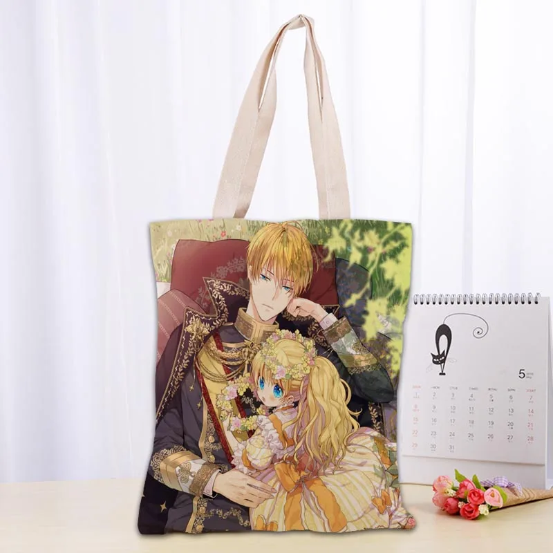 Custom Who Made Me A Princess Shopping Bags 30X35Cm Tote Bag Borsa Riutilizzabile Borsa A Tracolla Da Donna Pieghevole 0918