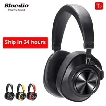 Bluetooth-наушники Bluedio T7 с функцией активного шумоподавления, беспроводная гарнитура для телефонов и музыки с распознаванием лица