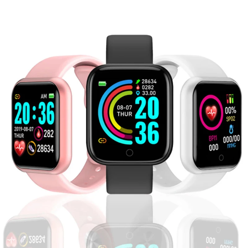 TROZUM Y68 Smart Watch Blood Pressure Heart Rate Smart Wristband IP68 Waterproof Fitness Tracker Sport Smartwatch for men women