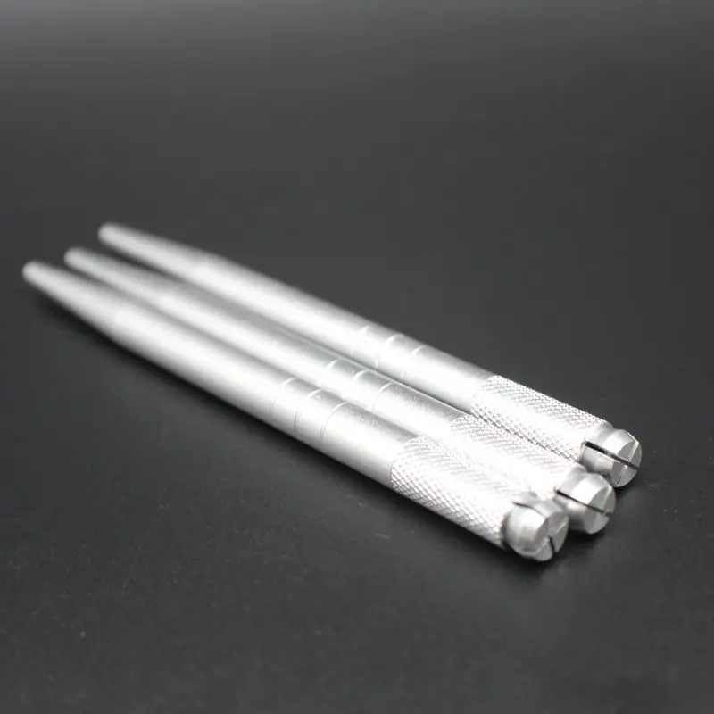 

5 Pcs Mini Aluminum Microblading Manual Tattoo Pen For Permanent Makeup Cosmetic Eyebrows Tattoo Needle Holder