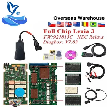 

New arrival Full Chip Diagbox V7.83 PP2000 V25 /V48 Firmware 921815C For Citroen For Peugeot OBDII Diagnostic tool