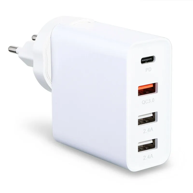 OTTWN 48 Вт usb type-C USB-C 3,0 A Быстрая зарядка PD четырехпортовый мобильный телефон Быстрая зарядка зарядное устройство адаптер плоский PD зарядное устройство