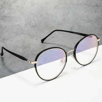 

New 2020 Round Blue Light Glasses Men Computer Glasses Gaming Goggles Transparent Eyewear Frame Women Anti Blue ray Eyeglasses