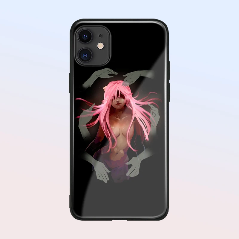 Чехол для телефона Lucy Kaede Nyu Elfen стеклянный корпус iPhone 6 6s 7 8 x xr xs 11 pro max Samsung S note 9 10 20