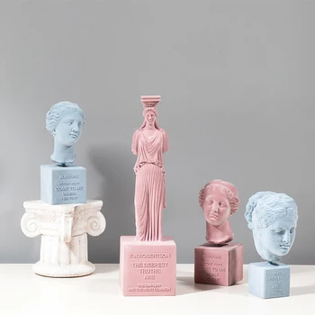 

Sales Venus Bust Head Portraits Creative Art Sculpture Statue Resin Craftwork Office Hotel Living Room Decoration Gift R114