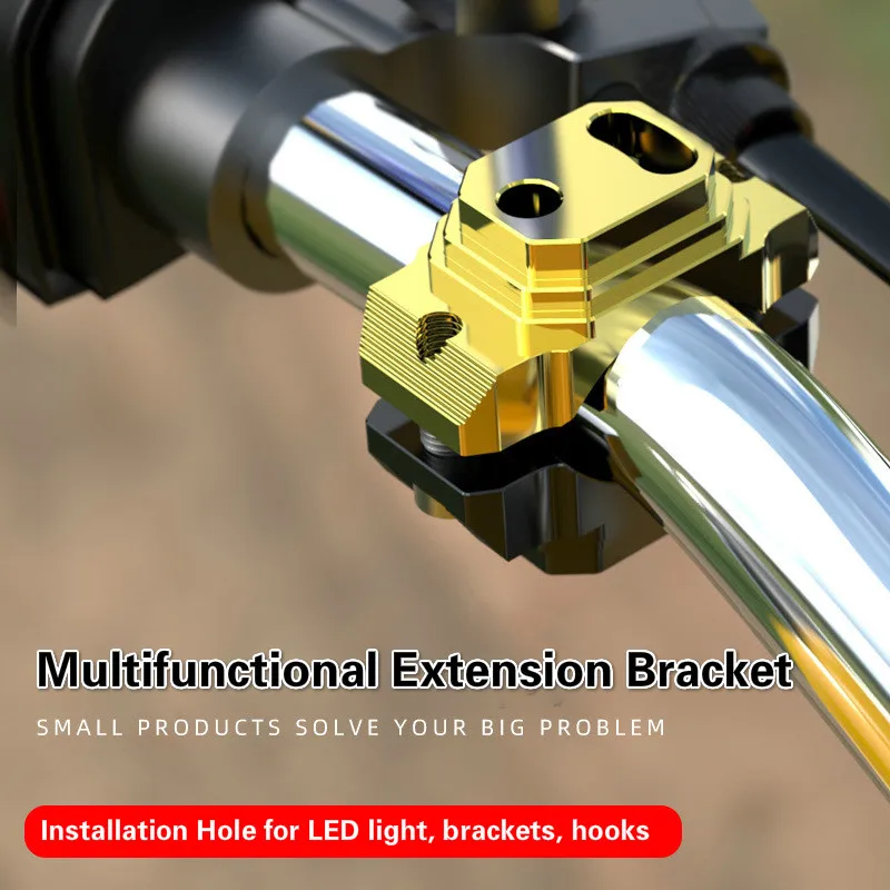 Запчасти для мотоциклов Руль сгоревший титановый кронштейн руль Универсальный кронштейн фиксированный зажим бампера удлинитель для смесителя сиденья
