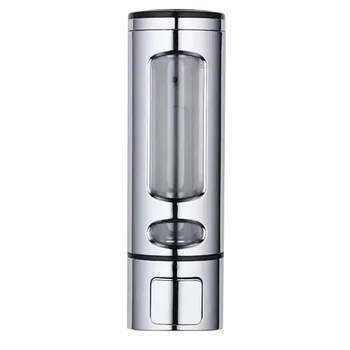 

400ml Bath Shampoo Dispenser Wall-mount Shower Liquid Soap Container Single-head Soap Storage Bottle for Hotel
